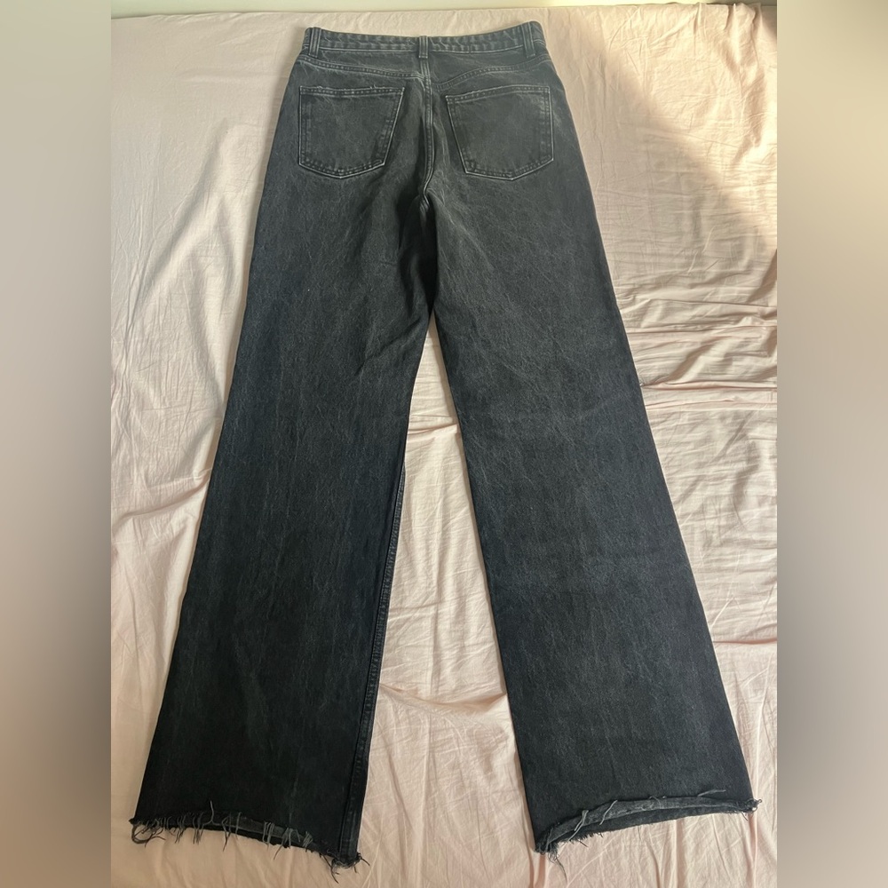 Zara Wide Leg Ripped Jeans - Picture 3 of 7